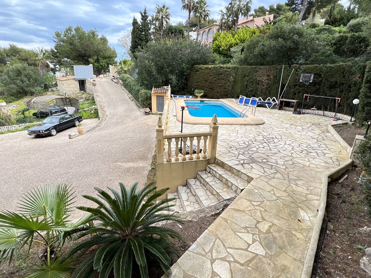 Ibizan-style renovated villa with sea and Cap San Antonio views — Costa Nova, Jávea