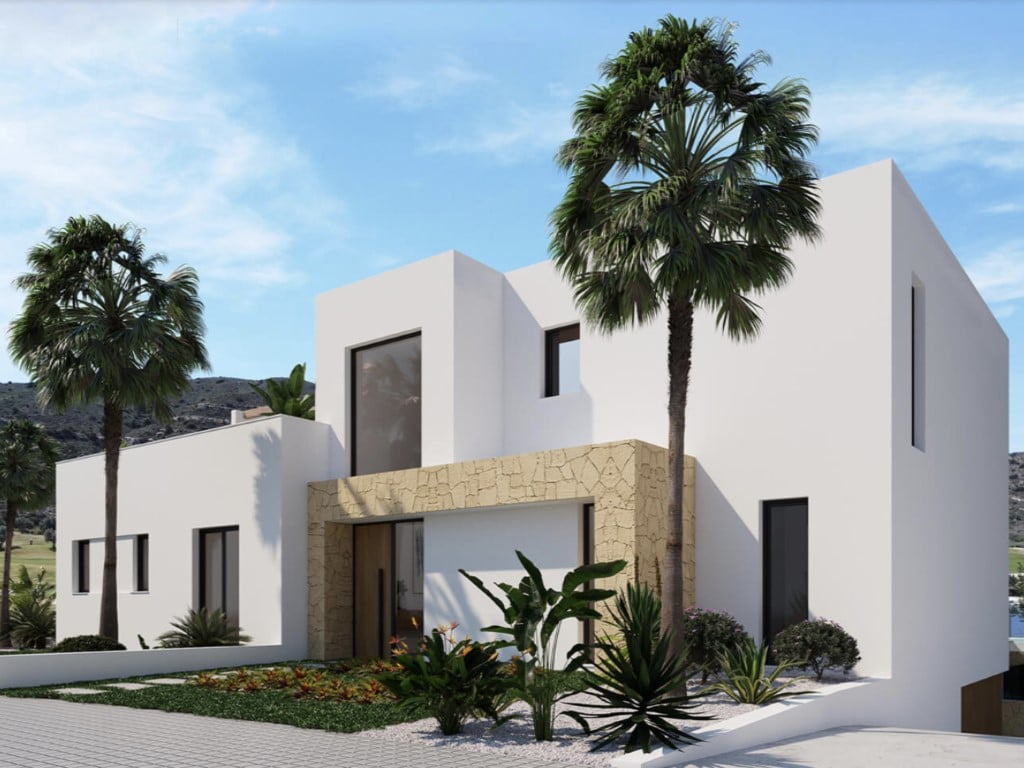 Viviendas modernas con vistas al golf cerca de Alicante y Elche — terrace