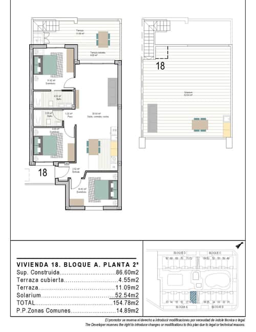Penthouse met privésolarium in San Cayetano, Torre Pacheco — foto 22