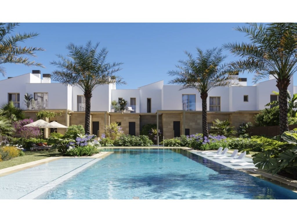 3-ložnicové řadové domy s terasami a bazény v HorizonVista