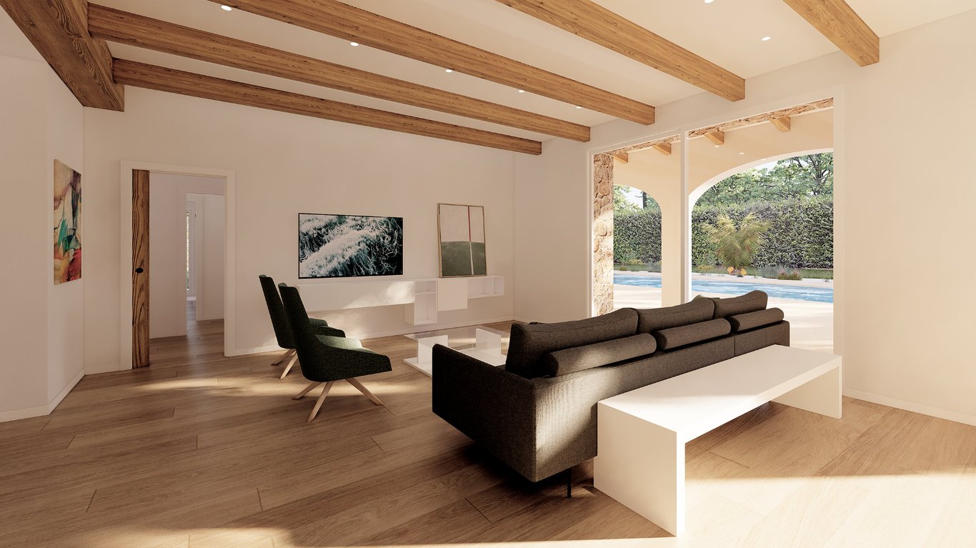 Proyecto: finca de lujo en venta en Benissa con vistas a la montaña - 6