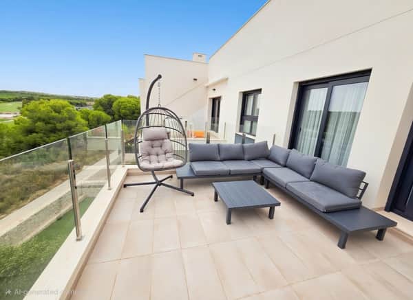 Penthouse mit 2 Schlafzimmern und privatem Solarium in Pilar de la Horadada