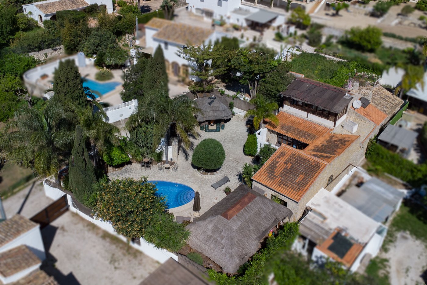 Charming rustic villa with guest house and pool in Jávea
