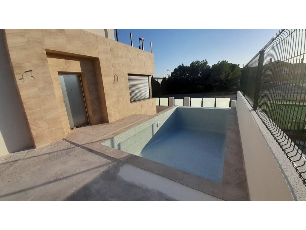 Chalet avec piscine privée à Benferri, Alicante — living room