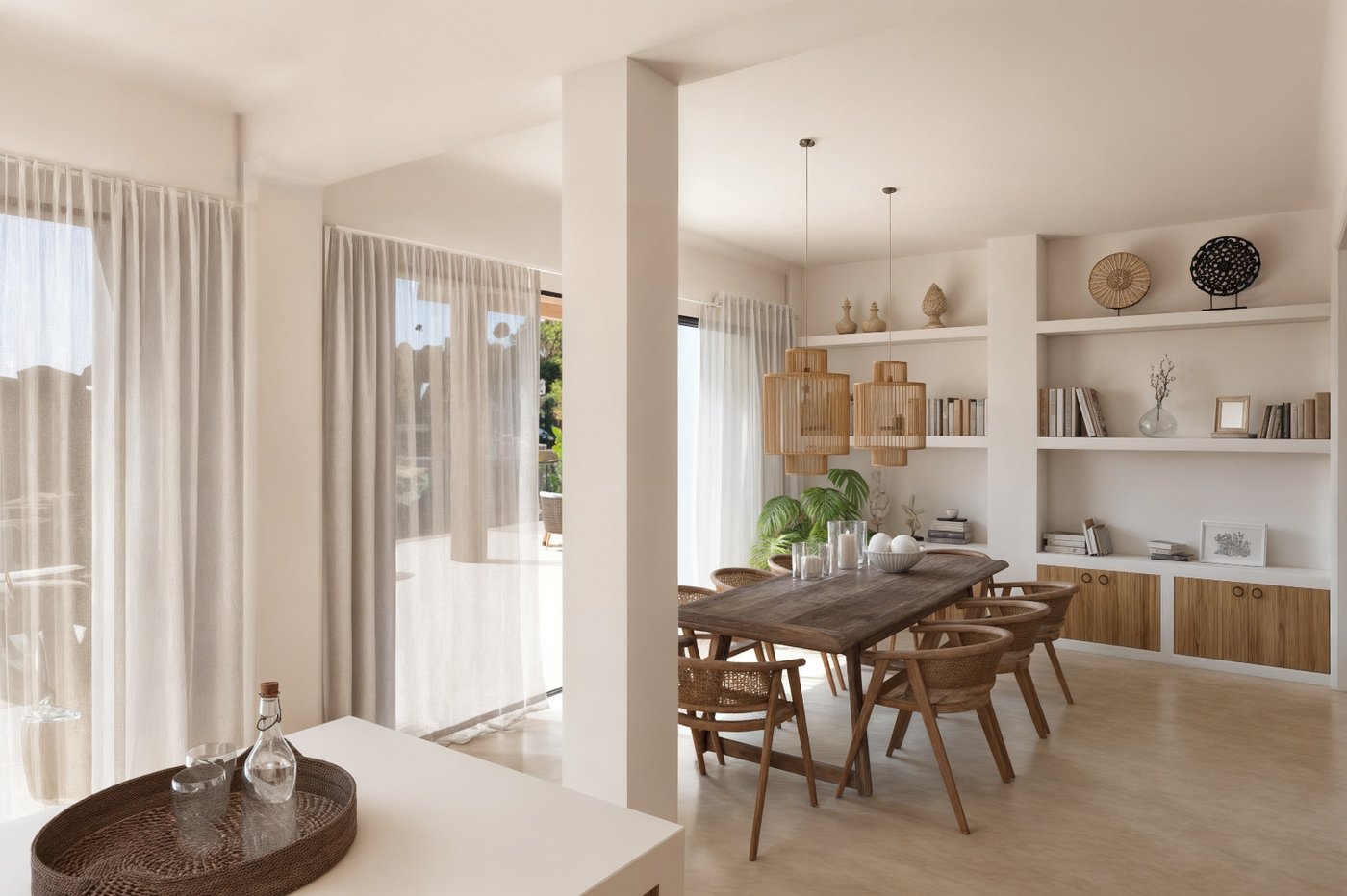 Villa Balona: proyecto de villa estilo Ibiza con vistas al mar en Benissa