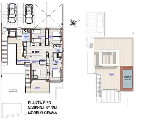 Nieuwbouwbungalow met solarium in San Miguel de Salinas — foto 24
