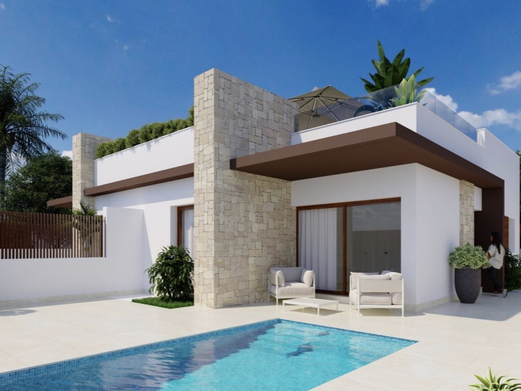 Bungalov se 2 ložnicemi a bazénem u Vistabella Golf — terrace