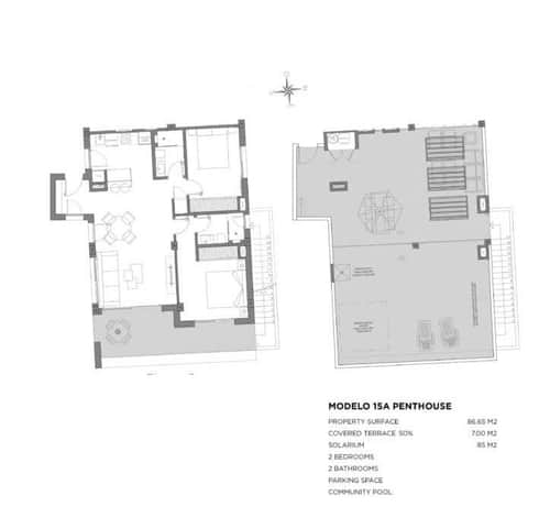 Nieuwbouw penthouse met solarium op 900 meter van het strand in Los Alcázares — foto 9