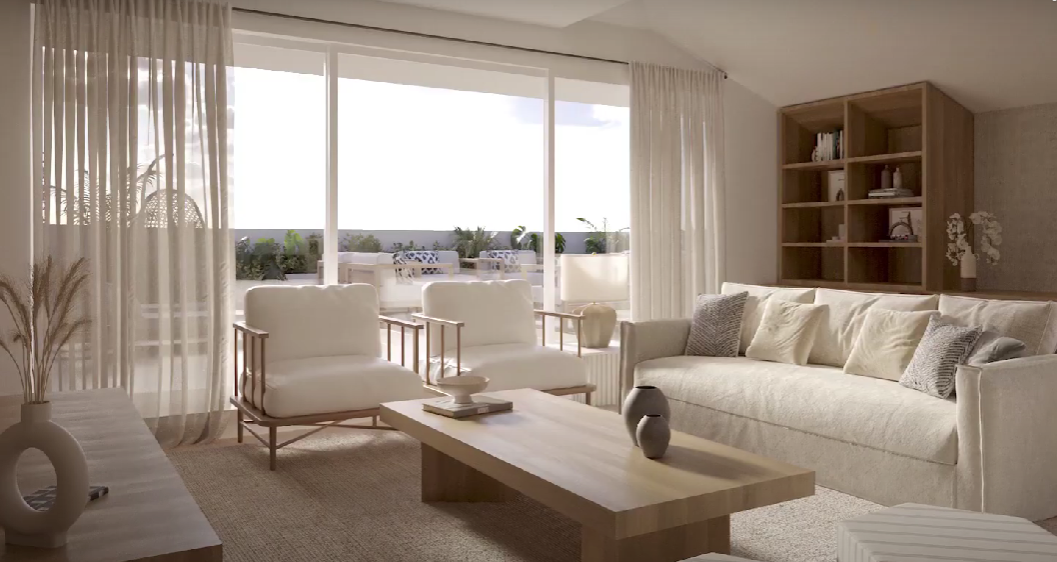 Amplio ático dúplex de 3 dormitorios con vistas al mar en Jávea