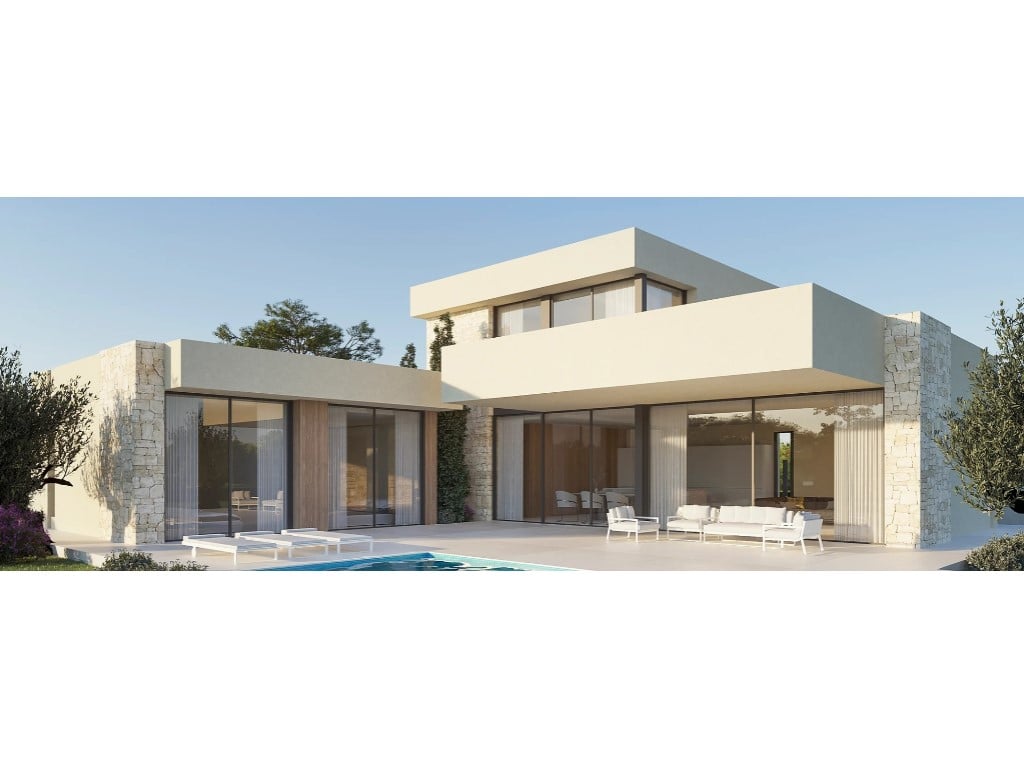 Exklusiver Villenkomplex mit 11 Luxusvillen in Denia mit Montgó-Blick