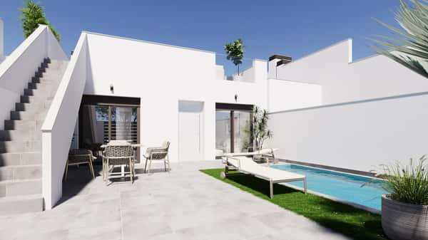 Nieuwbouw halfvrijstaande woning met privézwembad in El Alba Resort, Torre Pacheco