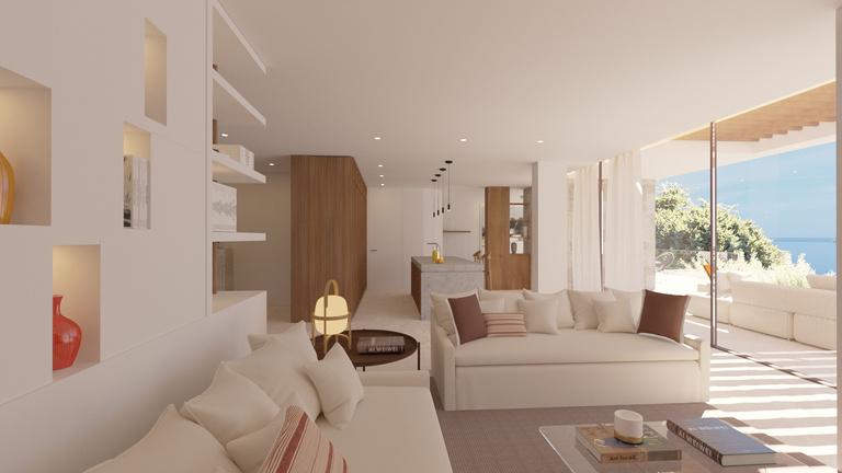 En construcción: villa con vistas al mar en venta en Benissa - 7