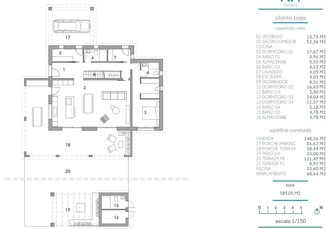 Proyecto: Villa moderna de estilo finca en venta en Moraira - 11