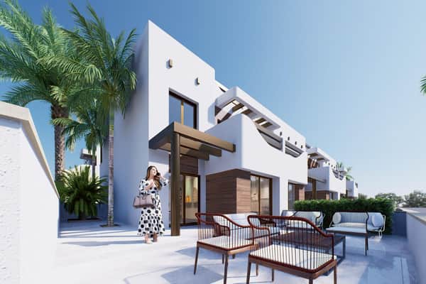 Moderne bungalow met tuin nabij het strand van Las Higuericas
