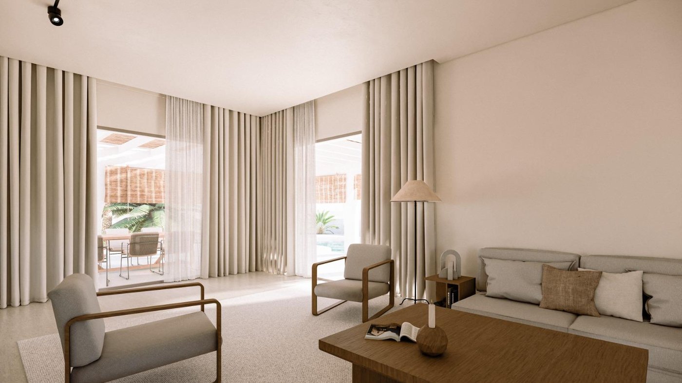 A Rarity That Doesn't Happen in Balcón al Mar: A Contemporary Finca on a Double Flat Plot