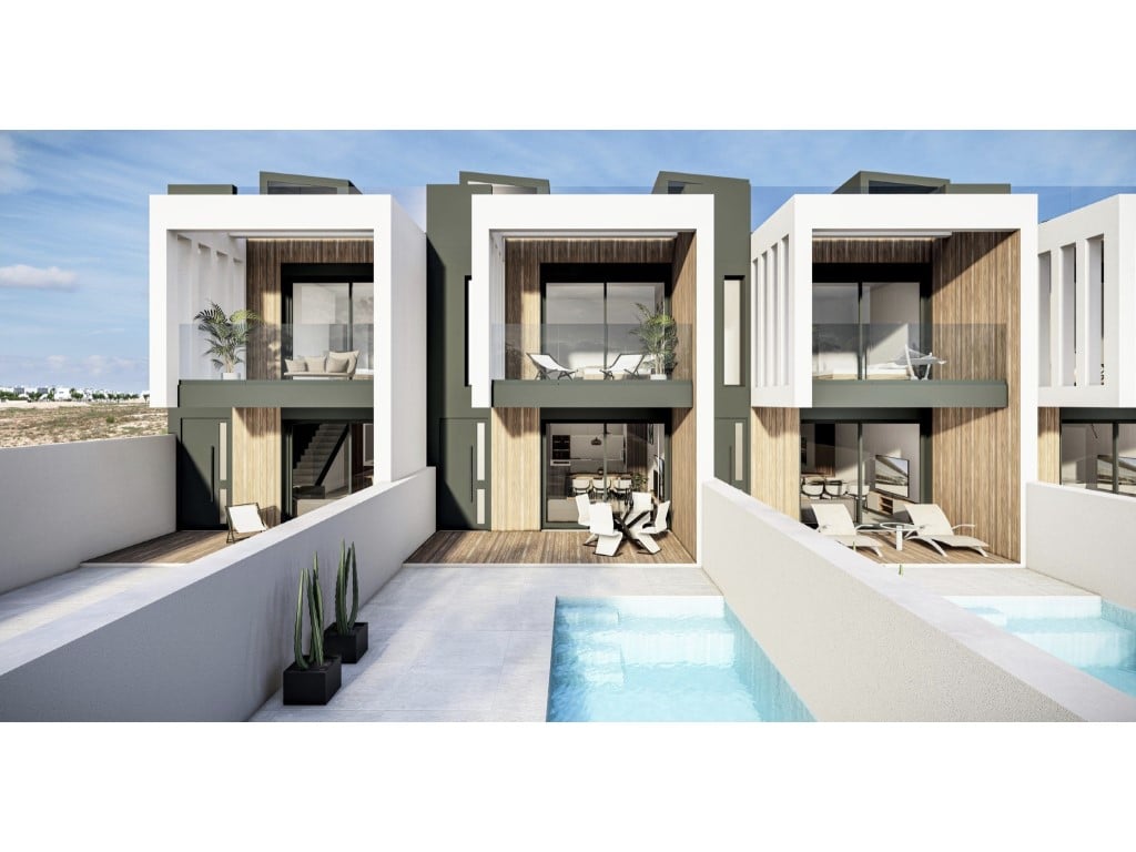 Luxuriöses Reihenhaus mit 3 Schlafzimmern und Privatpool in Pilar de la Horadada