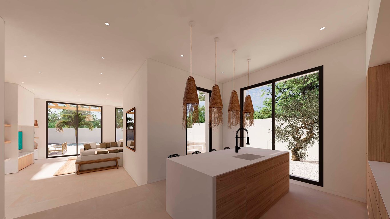 Proyecto: Villa de estilo ibicenco en venta en Moraira - 7