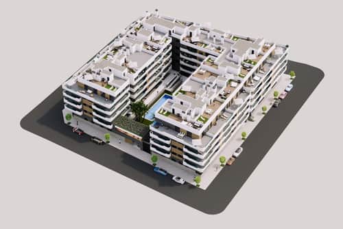 Nieuwbouwappartement in een groen complex in Santa Pola — foto 4