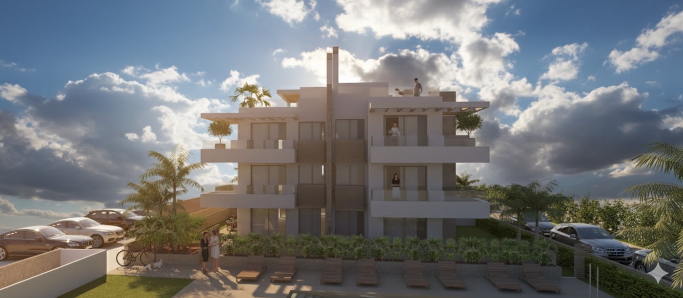 Apartamentos contemporáneos en Jávea junto al Montgó a 500 m de la playa