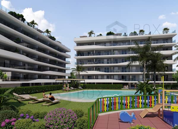 Nieuwbouwappartement met zeezicht in Santa Pola