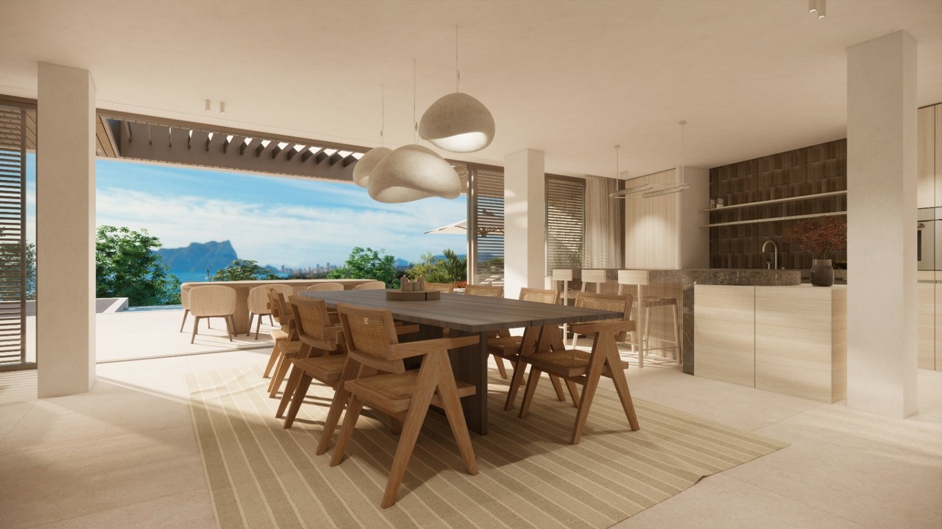 En construcción: villa con vistas al mar en venta en Benissa - 3