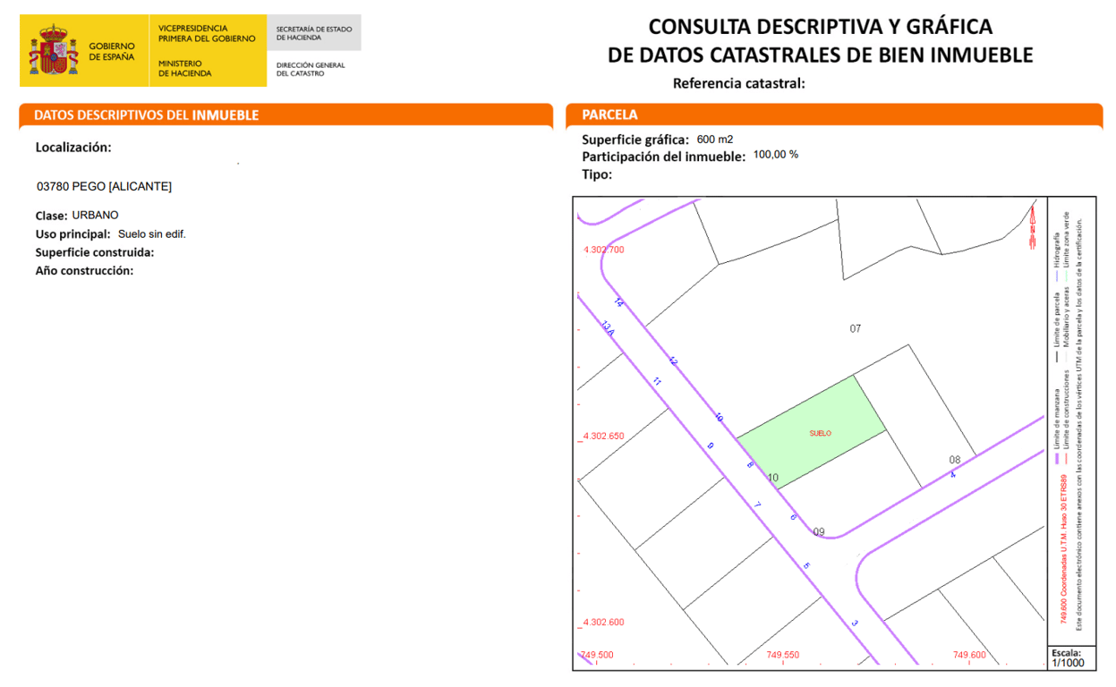 Parcel·la urbana amb vistes a Pego - 2