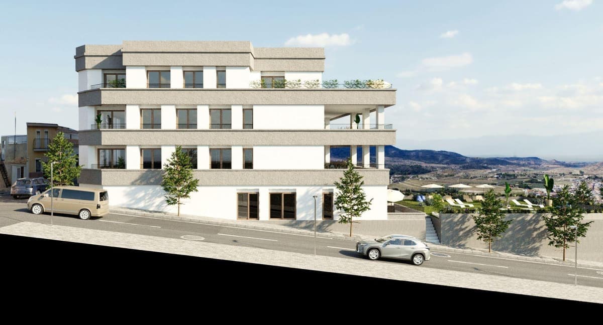 Ruim gelijkvloers nieuwbouwappartement met wijngaardzicht — Hondón de las Nieves