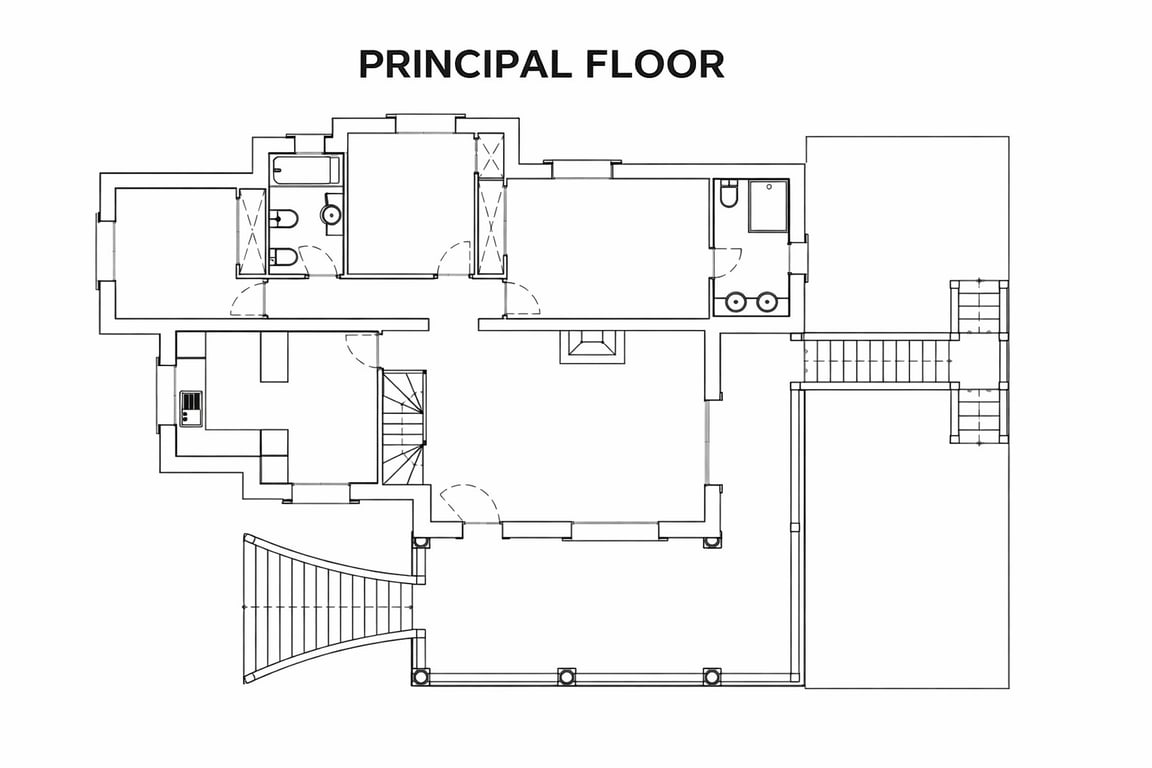 Villa en una excepcional zona tranquila, con vistas abiertas y gran potencial - 41