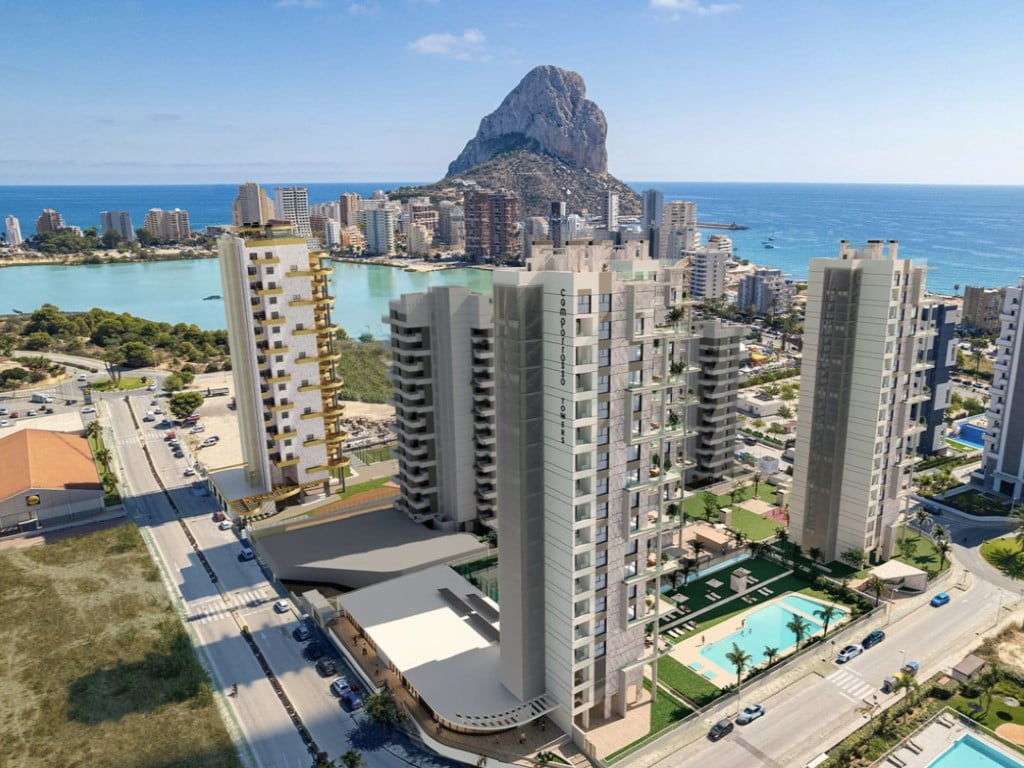 Luxury sea-view apartments at Peñón de Ifach in Calpe