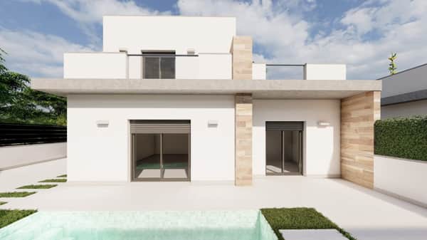 Nieuwbouw Halfvrijstaande Villa met Privézwembad in Torre Pacheco