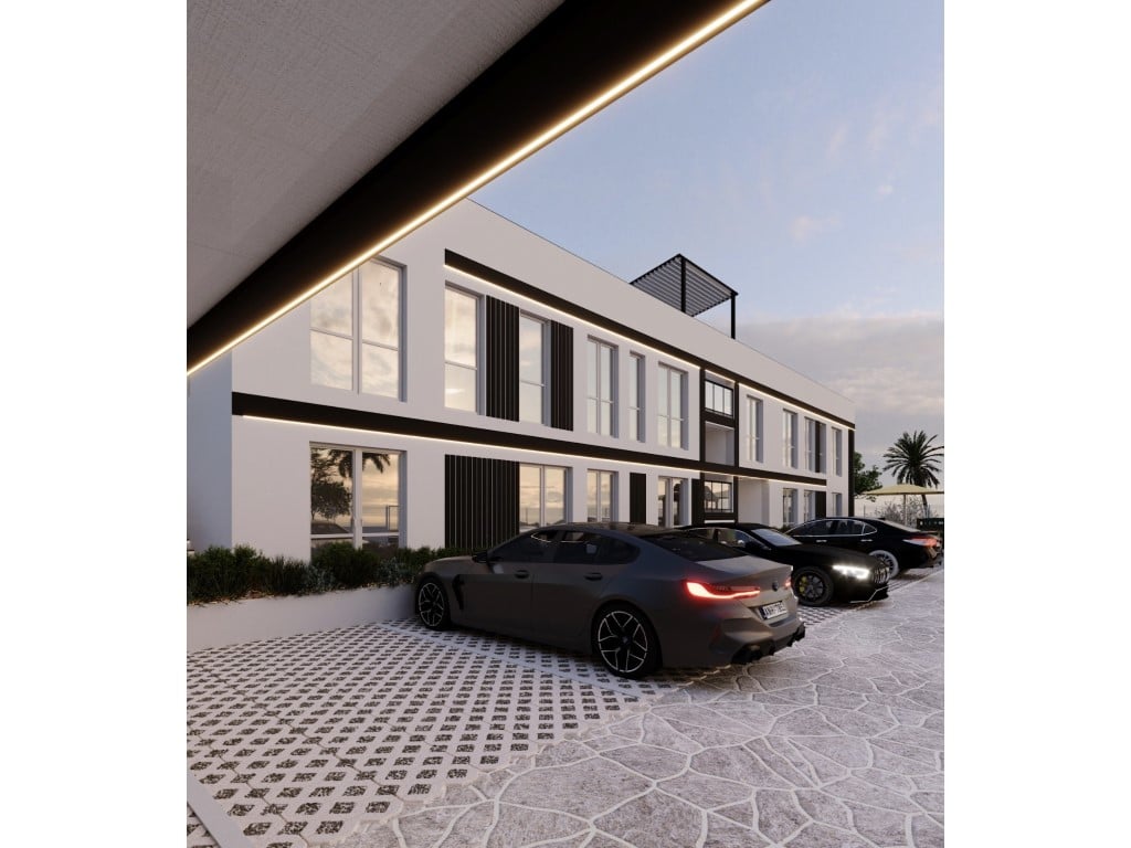Zcela nový turistický apartmán s výhledem na moře ve Finestratu — living room