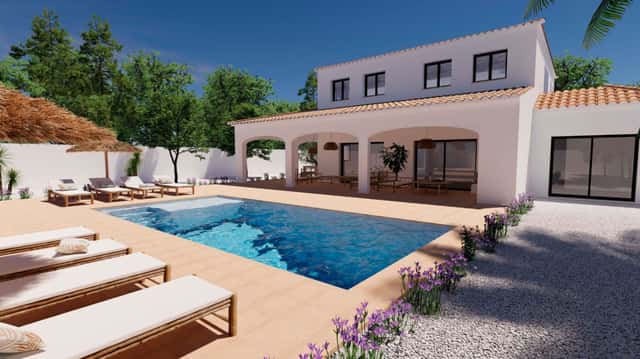 Villa in Moraira, 4 Schlafz., 248m²
