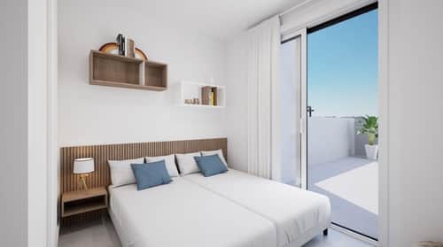 Nieuwbouwappartement met terras op 1,4 km van het strand in Los Alcázares — foto 14