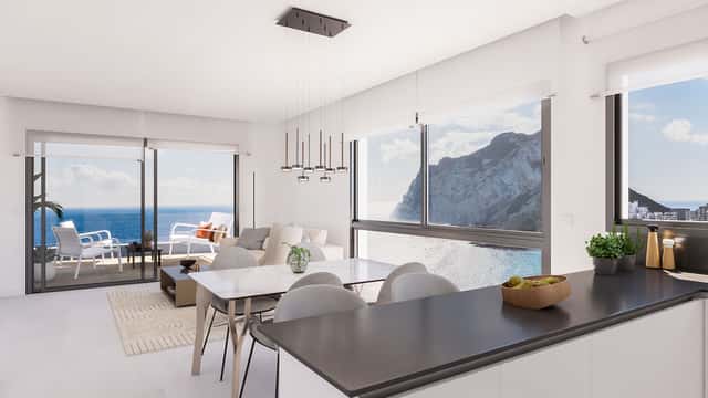 Ático con terraza en Calpe, 3 dorm., 234m²