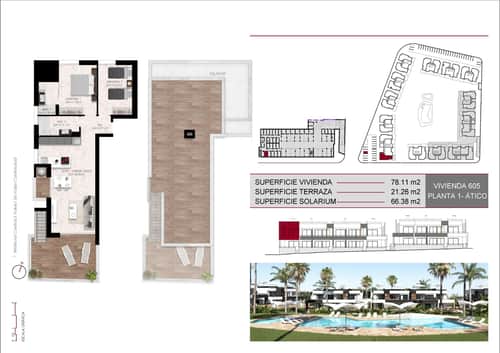 Nieuwbouwbungalow met eigen solarium in Lo Marabú, Ciudad Quesada — foto 5
