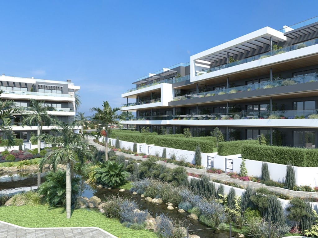Nouveaux appartements et bungalows clés en main à Torrevieja — living room