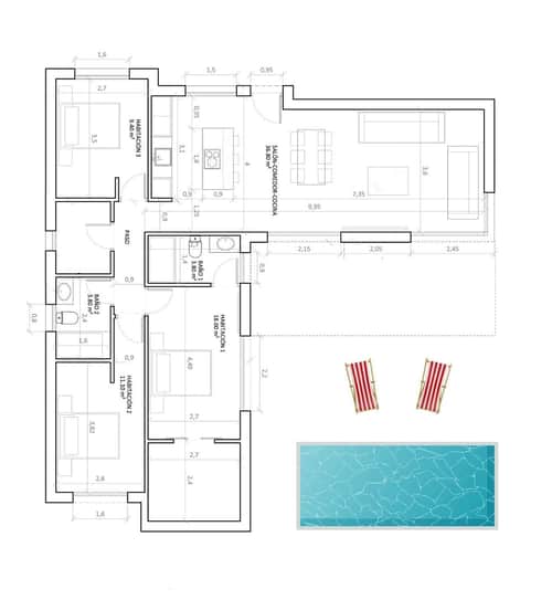 Gelijkvloerse nieuwbouwvilla met privézwembad in Hondón de las Nieves — foto 10