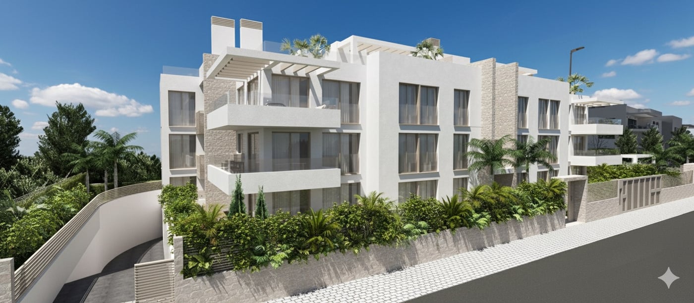 Apartamentos contemporáneos en Jávea junto al Montgó a 500 m de la playa