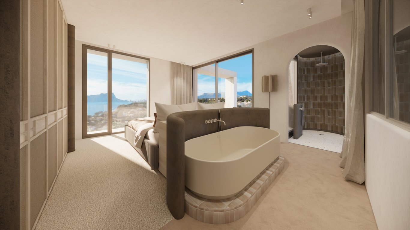 En construcción: villa con vistas al mar en venta en Benissa - 17