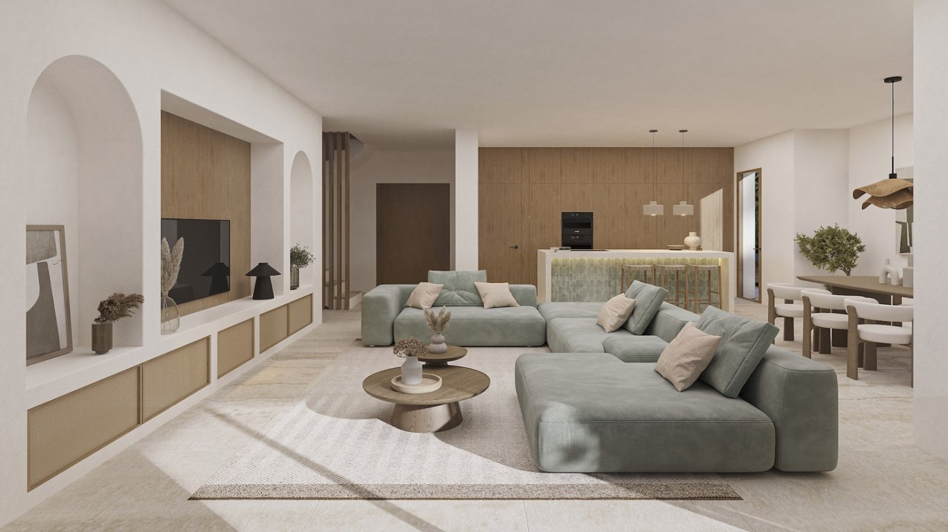 Proyecto: Villa de nueva construcción de estilo ibicenco en venta en Benissa - 4