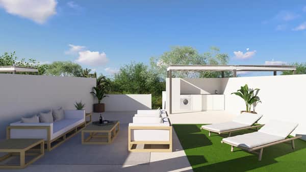 Nieuwbouwtownhouse met privézwembad en tuin in El Alba Resort, Torre Pacheco