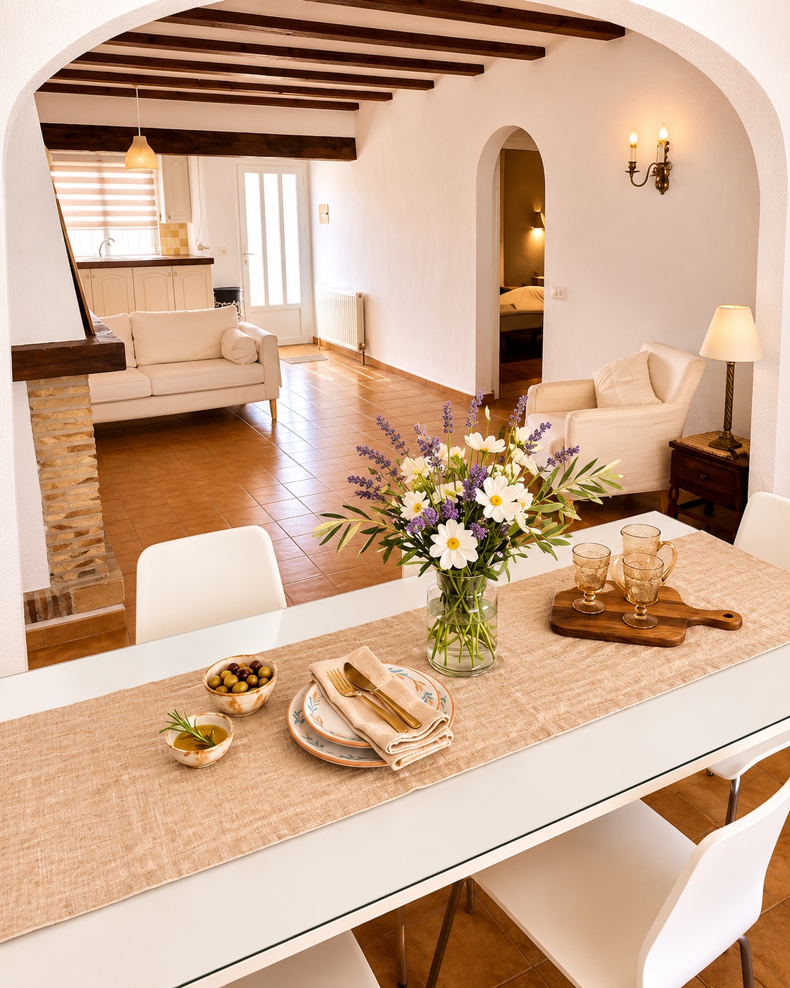 South-facing Corner Townhouse with Terraces in Moraira Park — €329,000