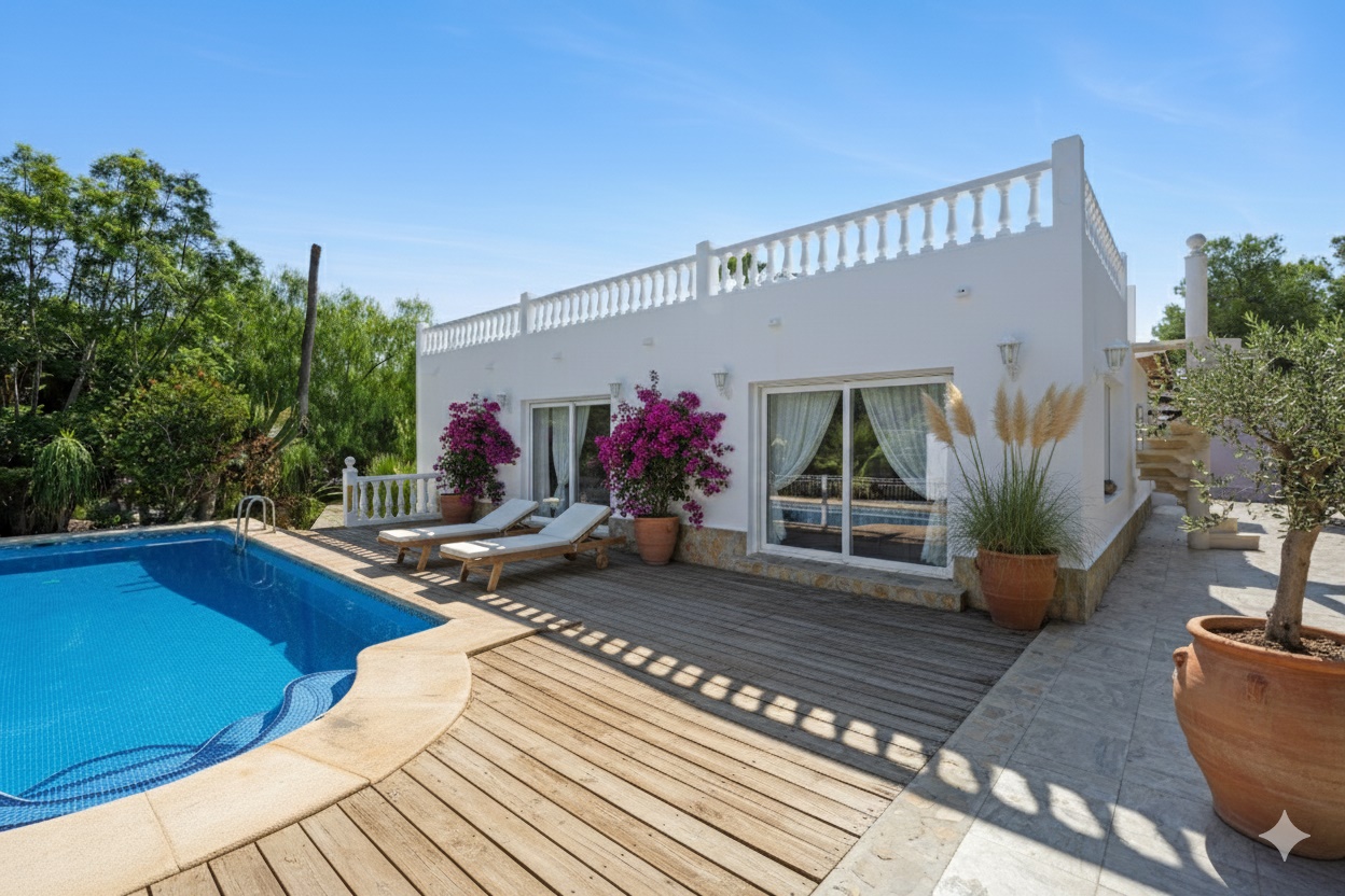 Villa Sophia-Renovated 7‑Bedroom Villa with Separate 2‑Bed Flat, Pool & Gardens in Jávea