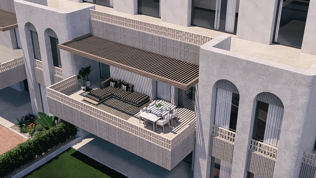 Semi-detached houses and apartments in the heart of Javea