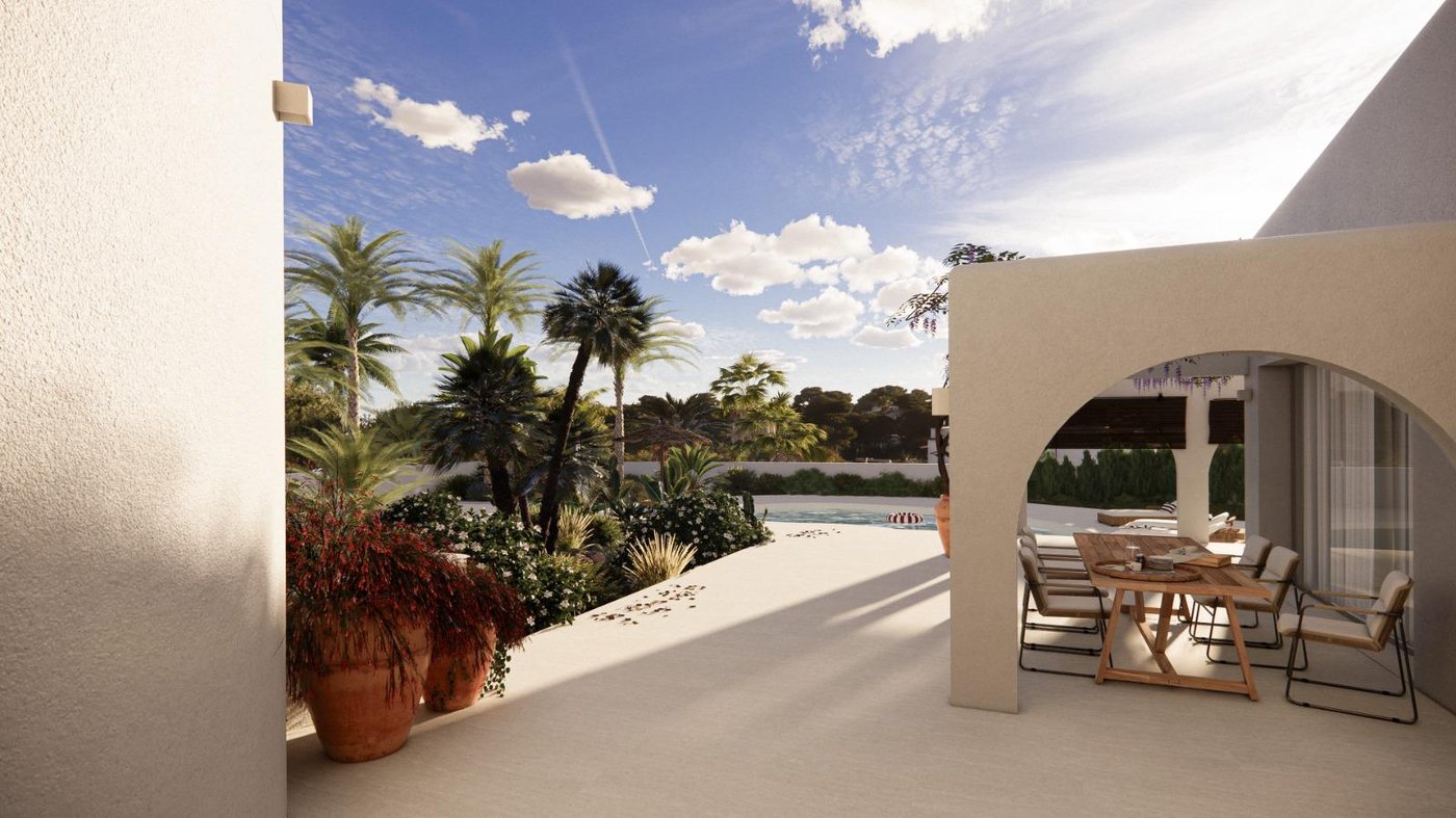 A Rarity That Doesn't Happen in Balcón al Mar: A Contemporary Finca on a Double Flat Plot