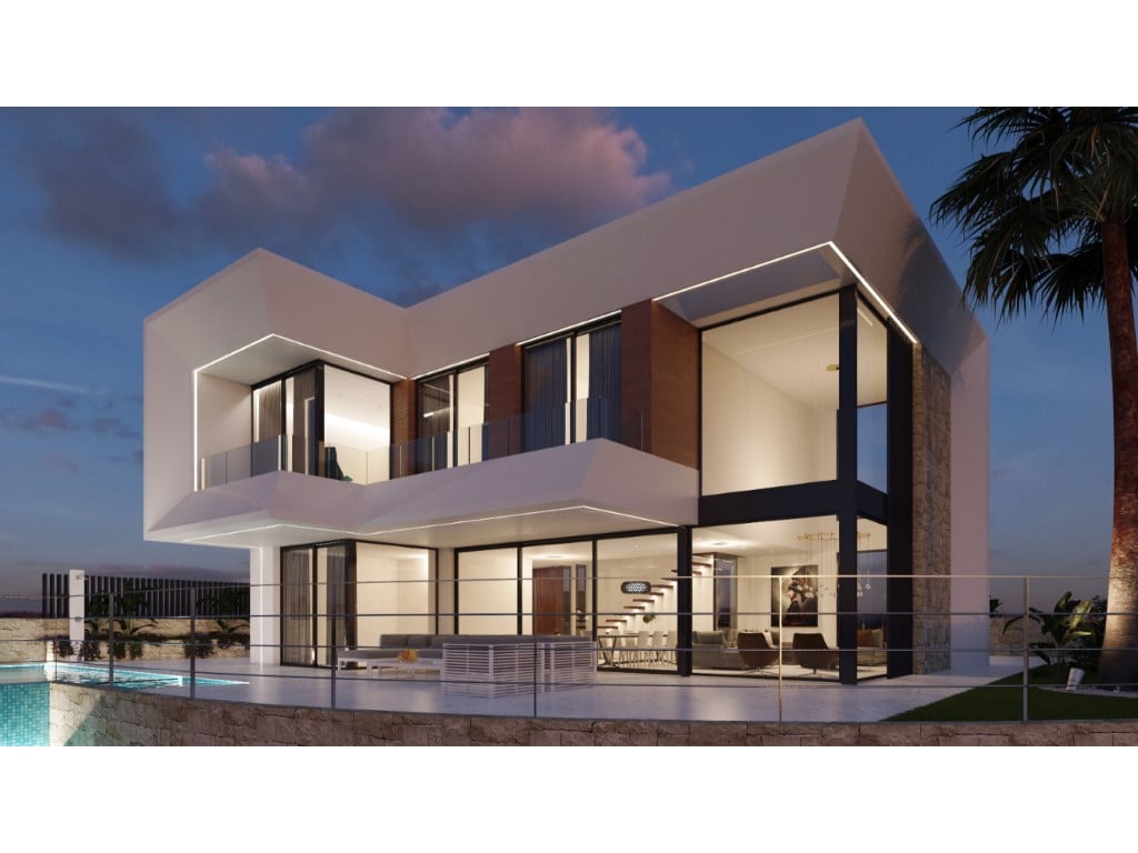 Exklusive Villa 5 Schlafzimmer Infinity-Pool Meerblick Finestrat — terrace