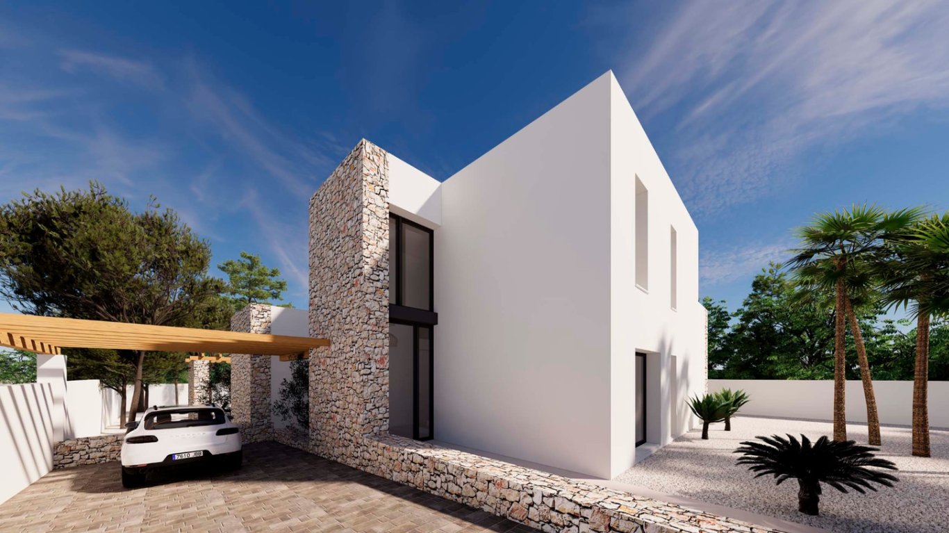 Proyecto: Villa de estilo ibicenco en venta en Moraira - 3