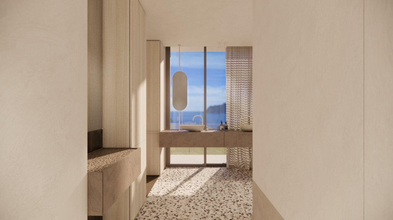 En construcción: villa con vistas al mar en venta en Benissa - 9