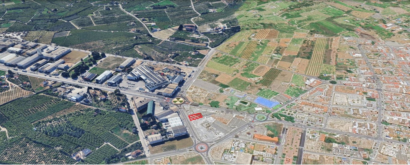 Parcela urbana de 508 m² en el Polígono Industrial de Pego - 5