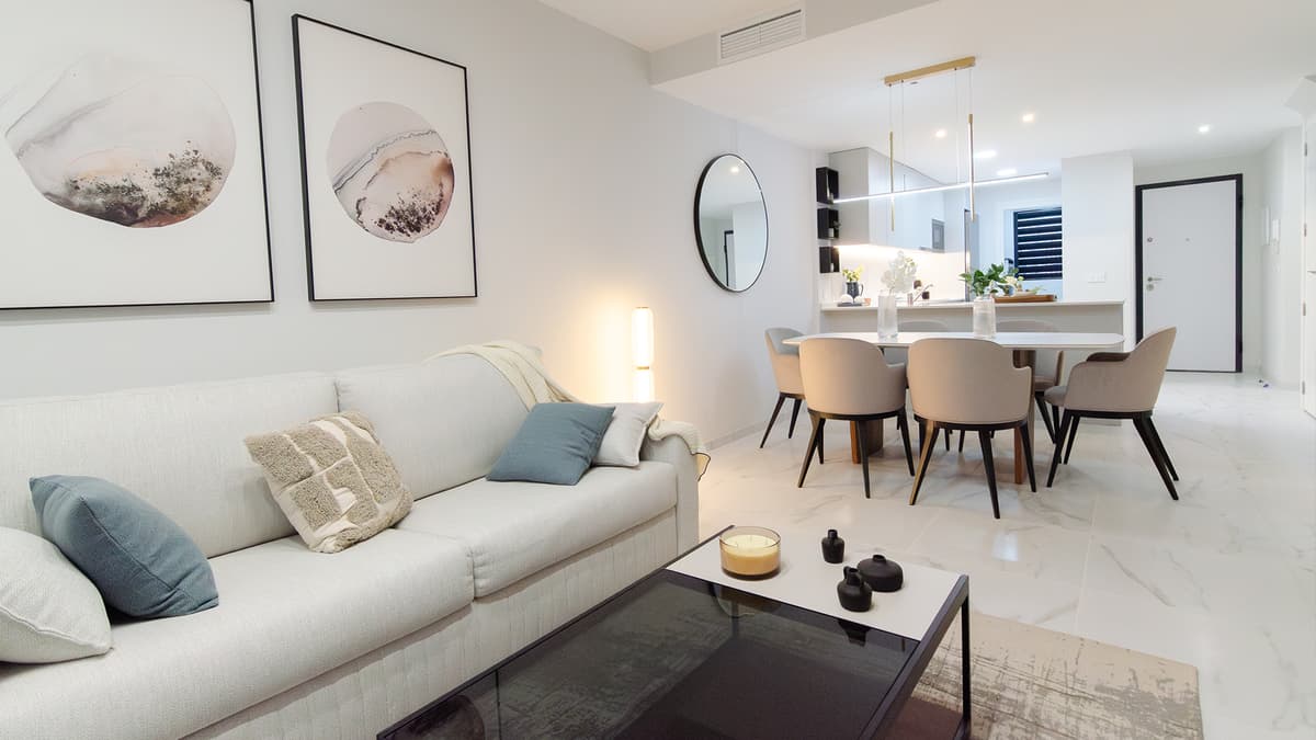 Gelijkvloerse nieuwbouwbungalow met 2 slaapkamers in Torrevieja